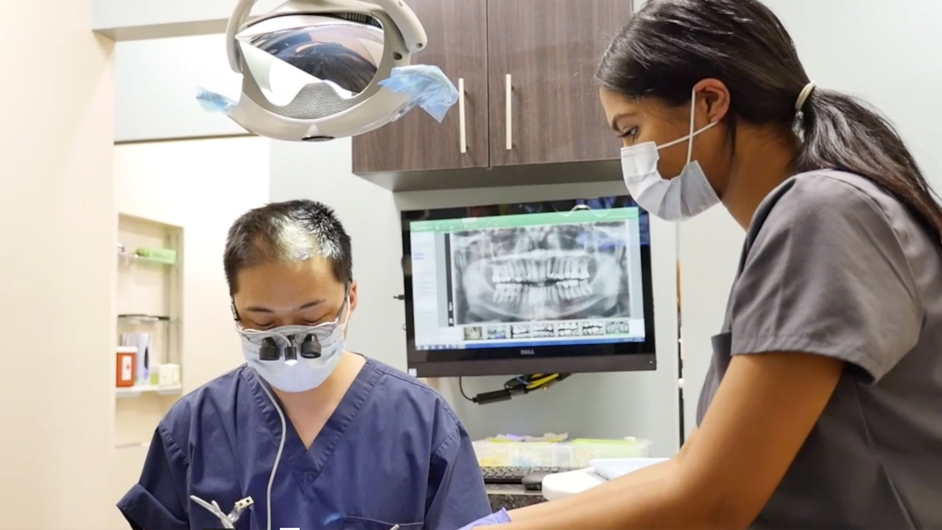 Dr. David Tse and coworker