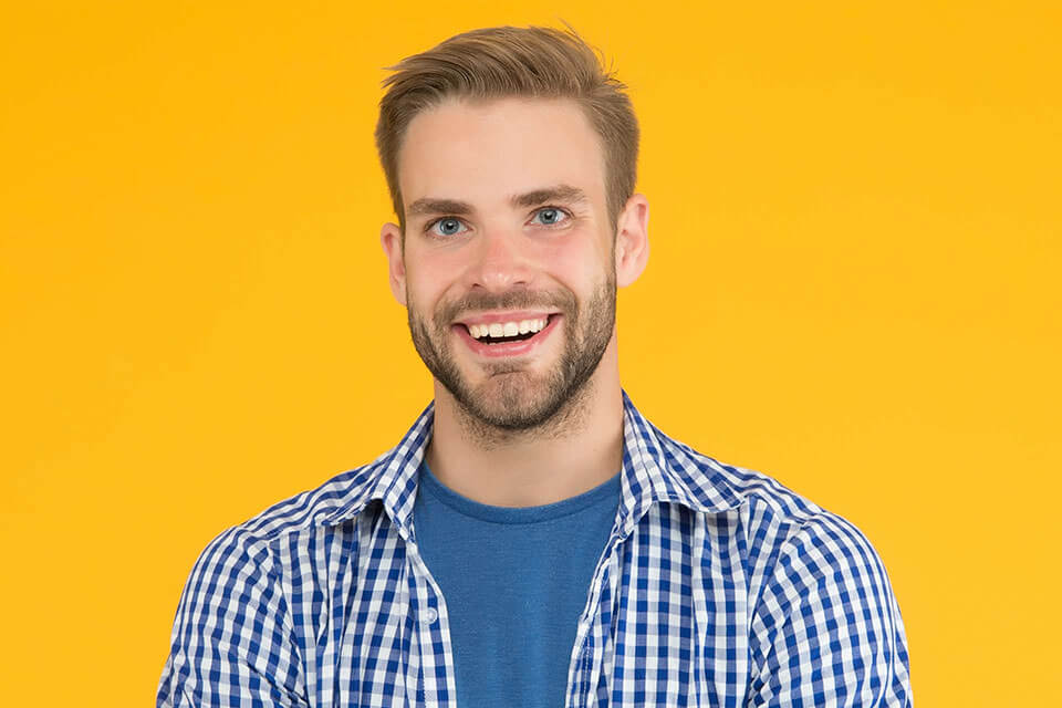 Smiling man