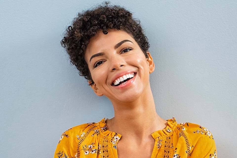 Smiling woman